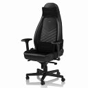 NOBLECHAIRS ゲーミングチェア noblechairs ICON ブラック NBL-ICN-PU-BLA-SGL