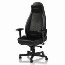 NOBLECHAIRS　noblechairs　ICON　オフィス＆ゲーミングチェア（ヘッドレスト　ランバーサポート付）ノーブルチェアーズ　アイコン　NBL-ICN-PU-GOL-SGL