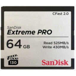 サンディスク　64GB　CFast2．0　カード　SanDisk　Extreme　PRO　SDCFSP-064G-J46D