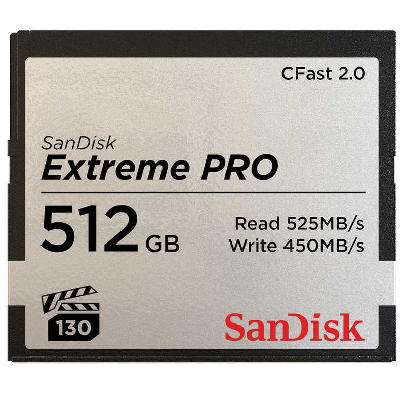 サンディスク　512GB　CFast2．0　カー