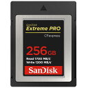 サンディスク　SanDisk　エクトリーム　プロ　CFexpress　Type　B　カード　256GB　SDCFE-256G-JN4NN