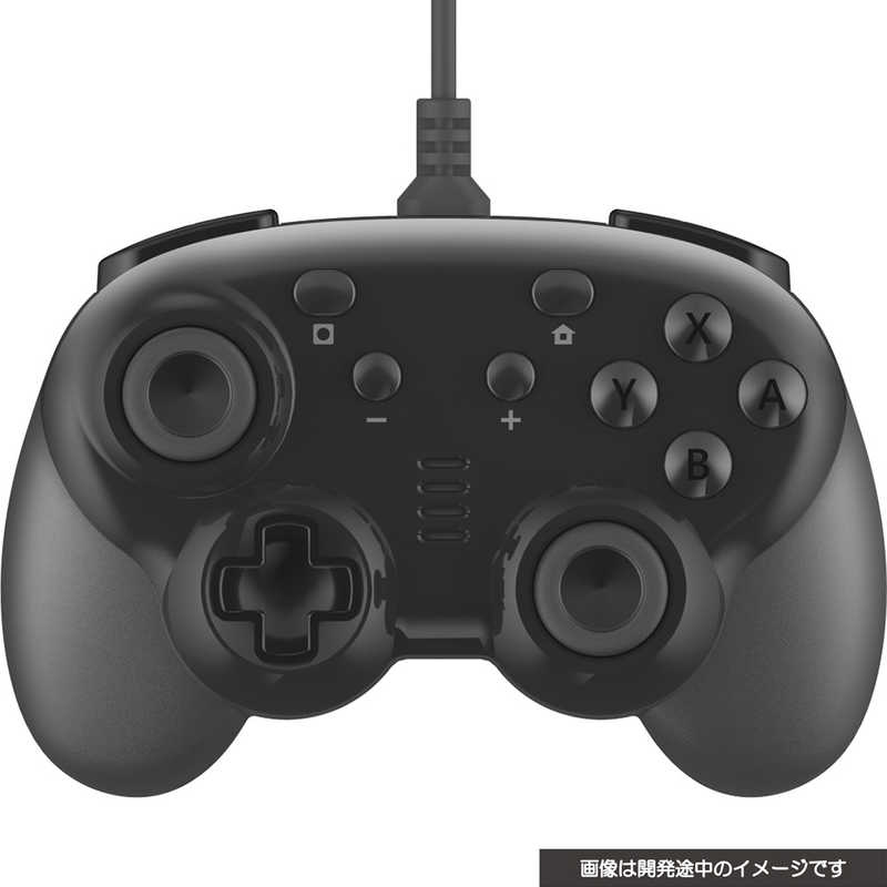 サイバーガジェット CYBER ジャイロコントローラー ミニ 有線タイプ（SWITCH 用） CY-NSGYCMW-BK ブラック