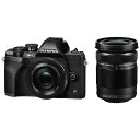 オリンパス OLYMPUS ミラーレス一眼カメラ 『OM−D E−M10 Mark IV』EZダブルズームキット ブラック OM-D E-M10 Mark IV EZダブルズームキット ブラック