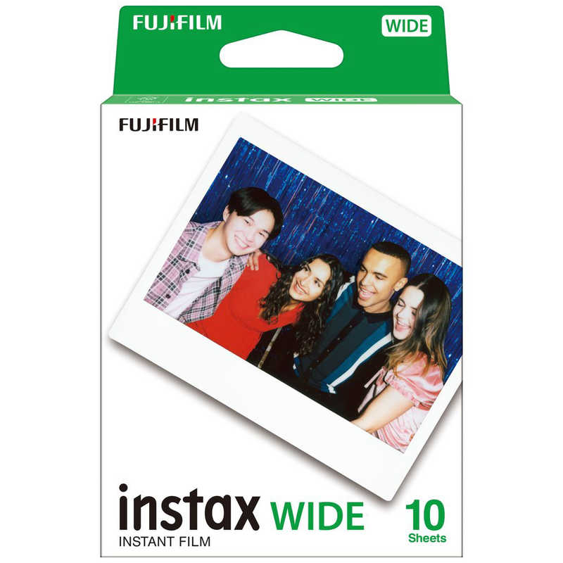 富士フイルム　FUJIFILM　インスタントカラーフィルム　instax　WIDE　1パック（10枚入）　INSTAXWIDEWW1