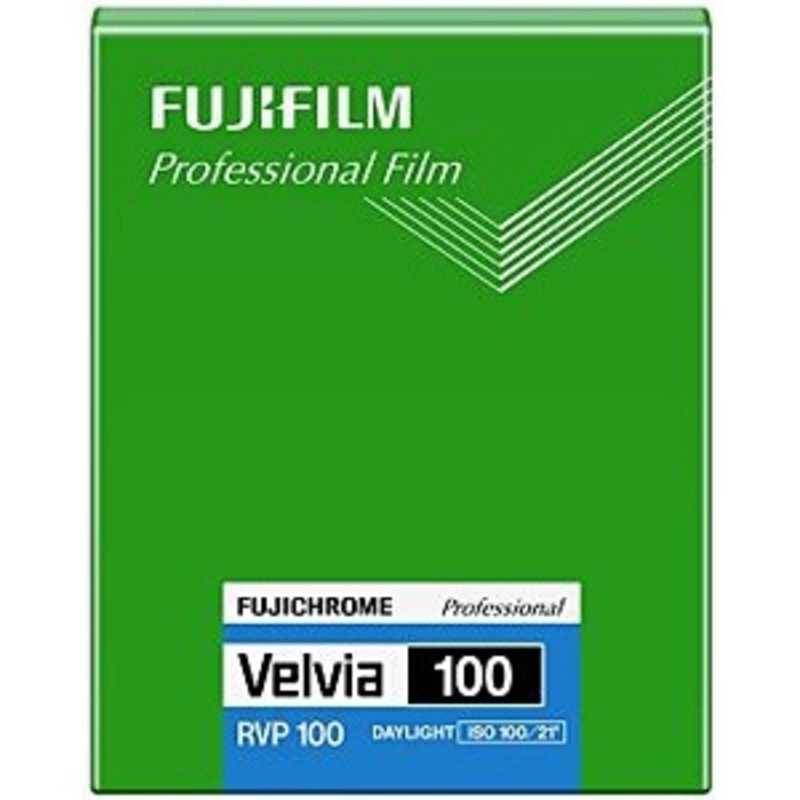 富士フイルム　FUJIFILM　「シートフィルム」ベルビア100　4×5インチ　20枚入（新パッケージ）　CUTVELVIA100NP4X520