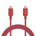 エレコム ELECOM USB(C-C) 準高耐久 Power Delivery対応 1.0m レッド MPA-CCPS10PNRD
