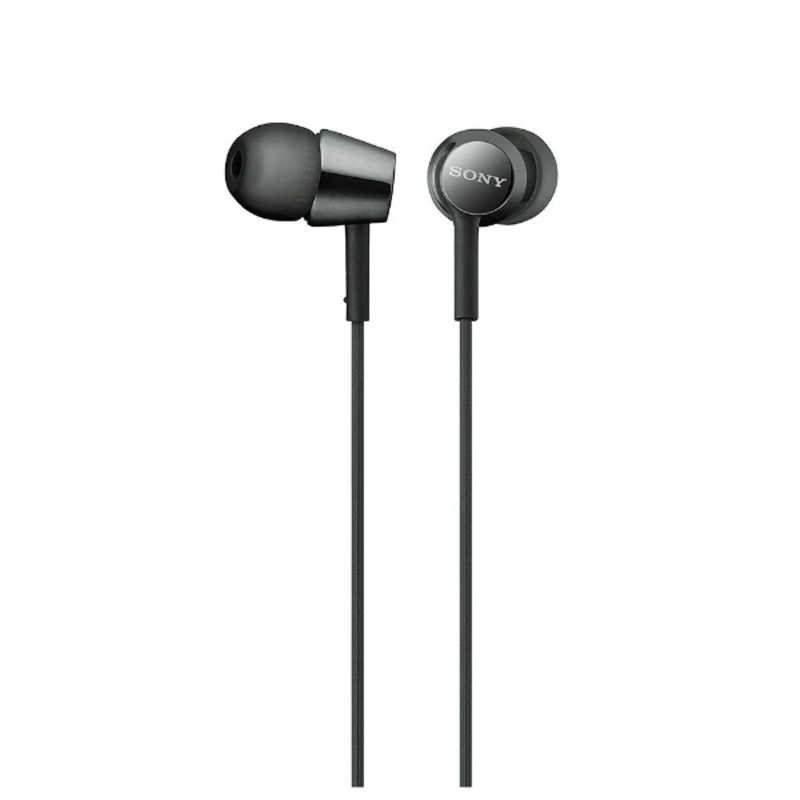 ソニー SONY 有線イヤホン カナル型 ［φ3.5mm ミニプラグ］ ブラック MDR-EX155BQ