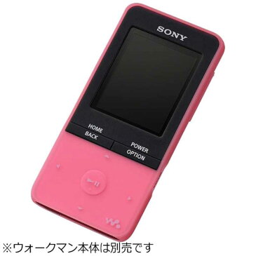 ソニー　SONY　WALKMAN　NW−S310シリーズ用　シリコンケース　CKM-NWS310PM (ビビッドピンク)