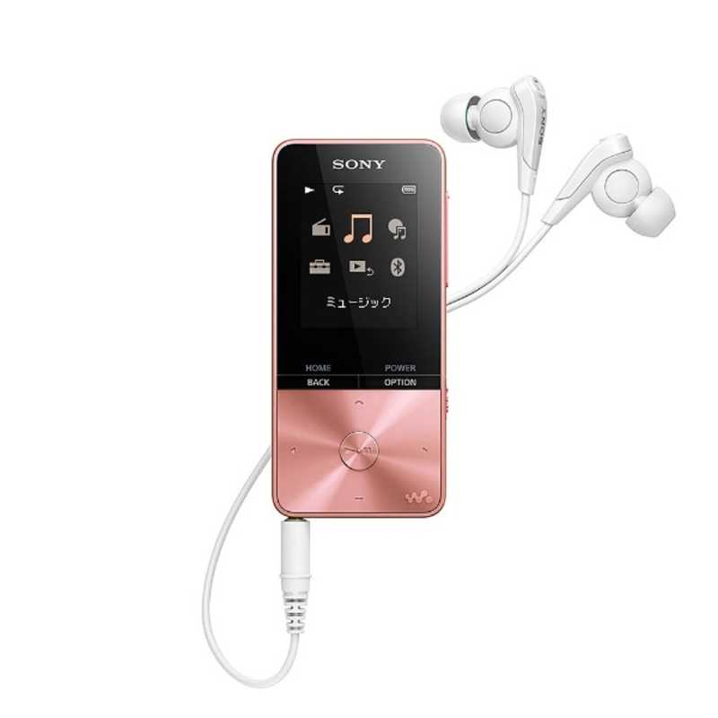 ソニー　SONY　デジタルオーディオプレーヤー　WALKMAN　S310シリーズ　（ピンク／4GB） ...