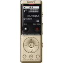 ソニー　SONY　ICレコーダー ゴールド [4GB /ハイレゾ対応 /ワイドFM対応]　ICD-U ...