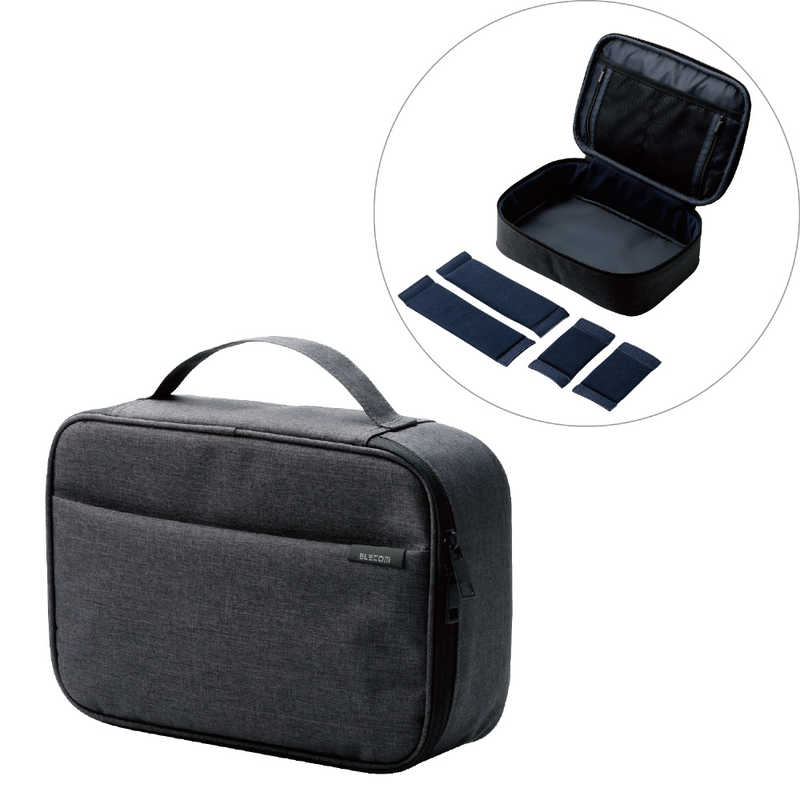 エレコム　ELECOM　タブレットPC対応［〜9．7インチ］　オーガナイズポーチ　キャリングタイプ　ブラック　BMA-GP15BK