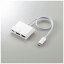 쥳ࡡELECOMѴץ [USB-C ᥹ HDMI /USB-AUSB-C᥹ /USB Power Deliveryб /60W] ۥ磻ȡDST-C13WH