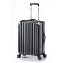 A.L.I スーツケース ハードキャリー カーボンブラック [TSAロック搭載 /47 L /3泊〜5泊] ALI-6008-22