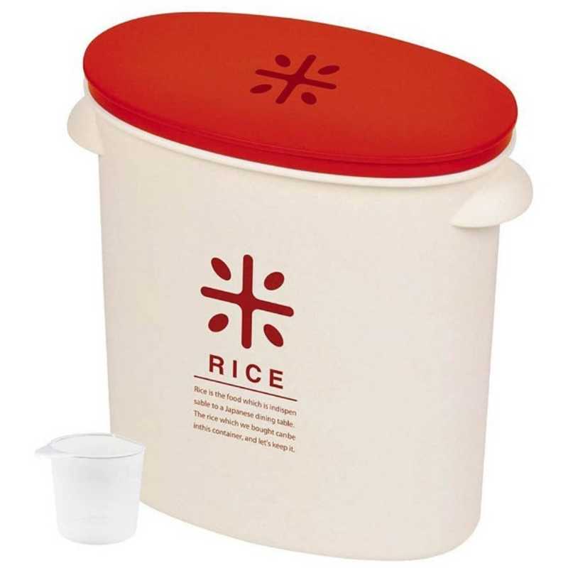 パール金属　RICE　お米袋のままストック（5kg用）　HB-2167 レッド