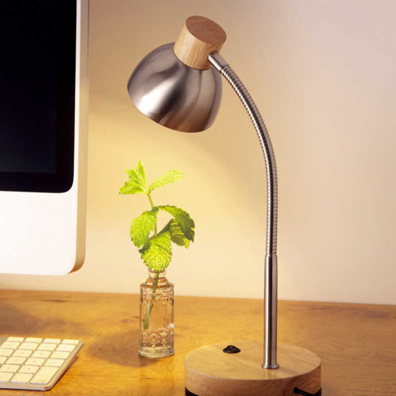 オリンピア照明 LEDテーブルランプ(白木ナチュラル) GS1704CR