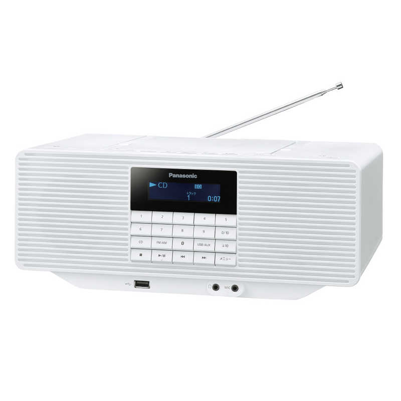 パナソニック　Panasonic　CDラジオ　RX-D70BTSB-W