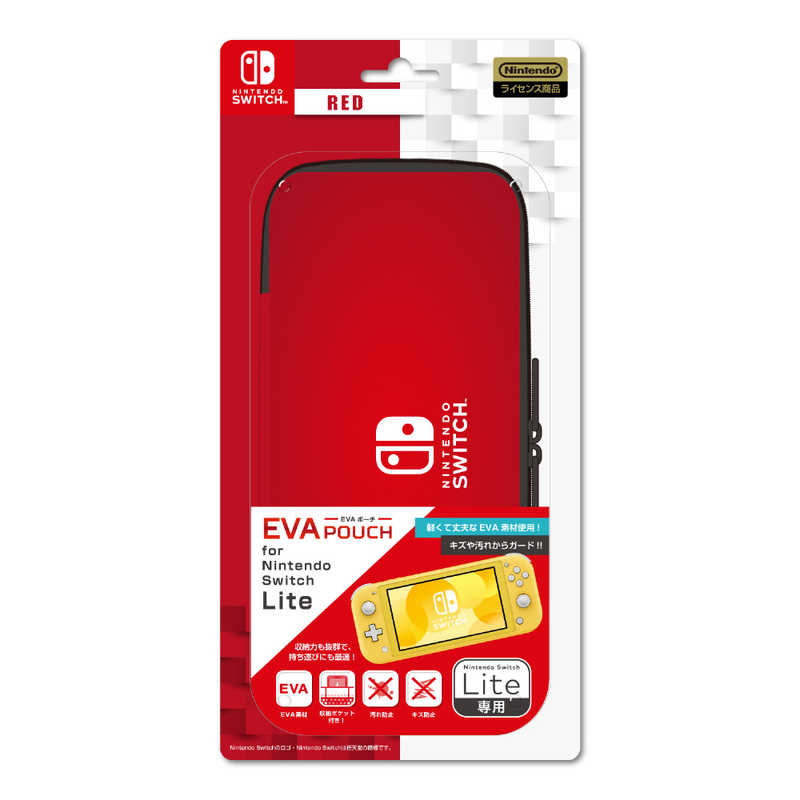 アイレックス　EVAポーチ　for　Nintendo　Switch　Lite　RED　ILXSL297　SWLEVAポーチRD