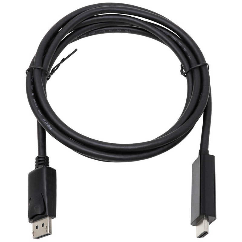 アイネックス HDMI変換・延長プラグ [2m /DisplayPort⇒HDMI/スタンダードタイプ /4K対応] AMC-DPHD20