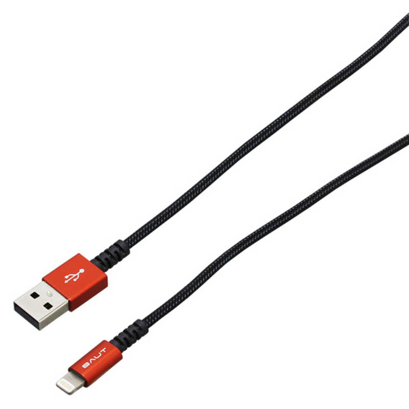 ティレイズ　プレムアムシリーズLightning　USB　HARDケーブル　2．0m　RD　BUSLAN200RD(レット