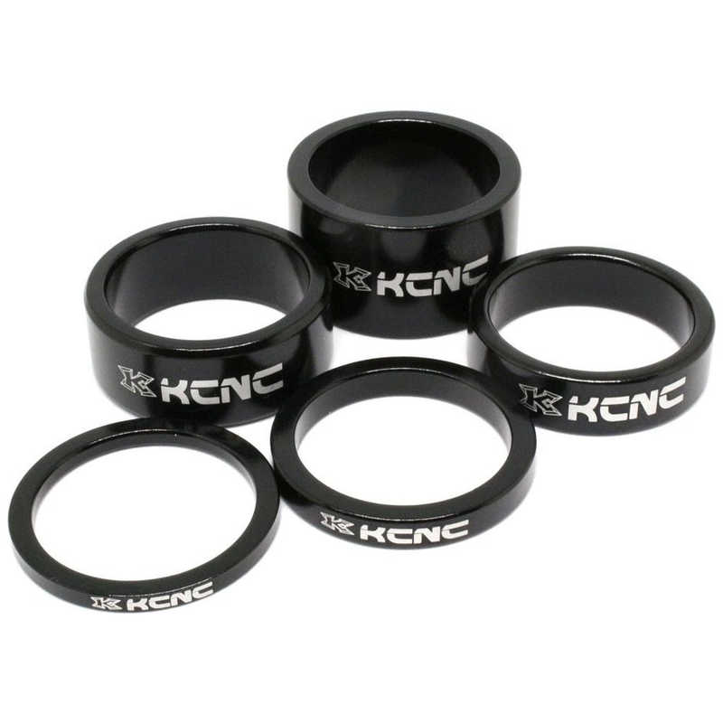 KCNC　ヘッドセットパーツ　スペーサーセット　3／5／10／14／20mm　506081 ブラック