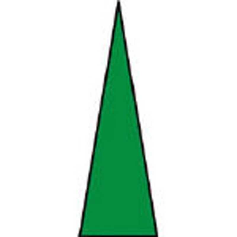 ユニット　ゲージマーカー　緑　PPステッカー　1シート100枚入　44682