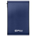 SILICONPOWER　外付けHDD　Armor　A80　ブルー　［ポータブル型　／2TB］　SP020TBPHDA80S3B