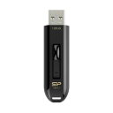 SILICONPOWER USBメモリ USB3．1 ＆ USB 3．0 スライド式 ブラック Blaze B21シリーズ 128GB SP128GBUF3B21V1K
