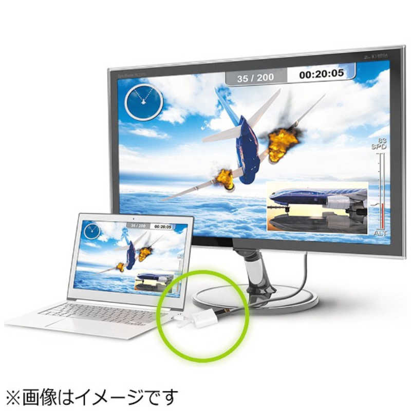 J5 0.9m「DisplayPort → D...の紹介画像3