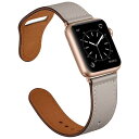 PFJ ピンバックル レザー for Apple Watch 42 / 44mm アイボリー PGWPBLW6L-IV(2)