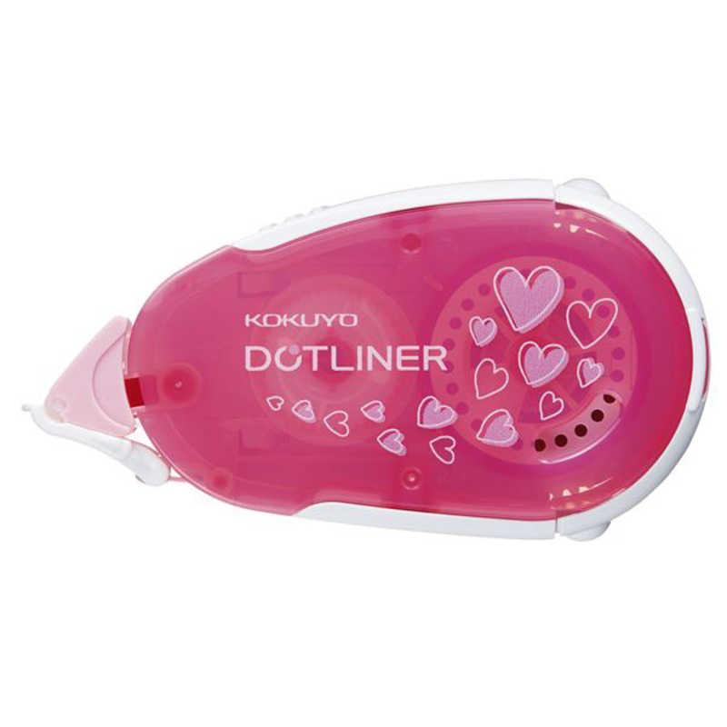 コクヨ　テープのり「ドットライナー」（テープ幅：8．4mm・ハート）　タ-DM405-08