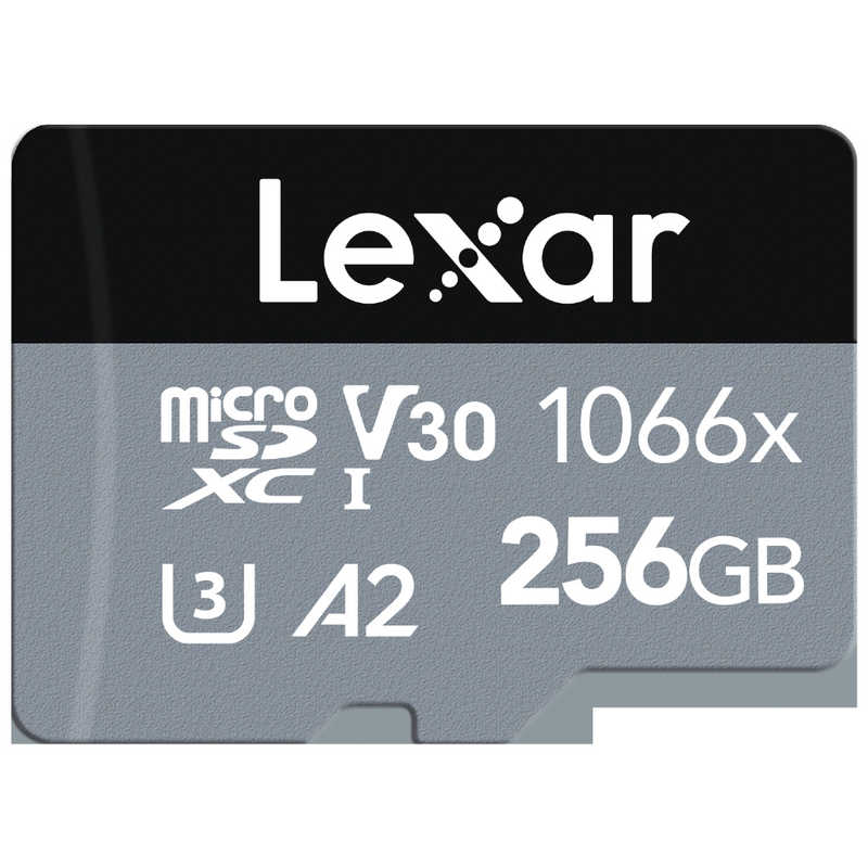 LEXAR　microSDXCカード　Professional　1066x　SILVER　シリーズ（UHS−I）　LMS1066256G-BNANJ