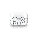 KUTUROGIAN　PRISMART　Case　for　AirPods　Pro　White　Cat　CSAPPPACT(ホワイ