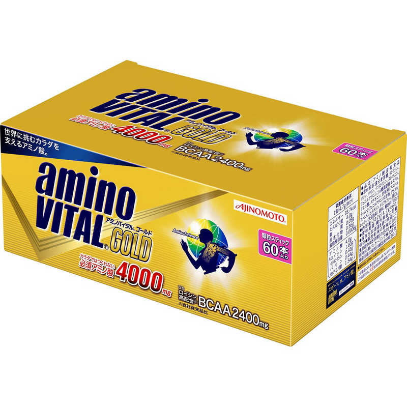 味の素　amino VITAL GOLD【グレープフルーツ風味/4.7g×60本】　36JAM84200 1