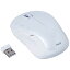 ナカバヤシ　ワイヤレスBlueLEDマウス［2．4GHz　USB・Win／Mac］（5ボタン・ホワイト）　MUS-RKF118W