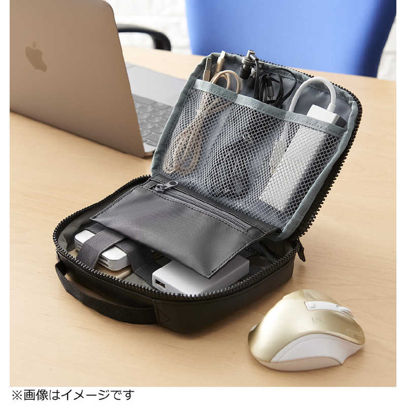 ナカバヤシ　FIX　IN　ガジェットポーチ　SZC-GDP03BK ブラック r-kojima-10962542 コジマ楽天市場店 サンプル画像3