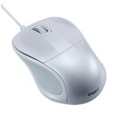 ナカバヤシ 有線BlueLEDマウス「USB 1m 」静音 mini(3ボタン・ホワイト) MUS-UKT110W