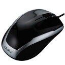 ナカバヤシ 有線BlueLEDマウス「USB 1.5m・Mac/Win」ベーシック(3ボタン) MUS-UKT115BK