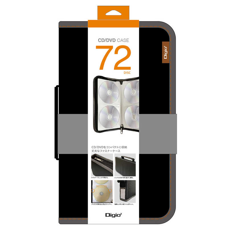 �ʥ��Х䥷��72���Ǽ��DVD��CD�ѥ�������CD-091-72BK