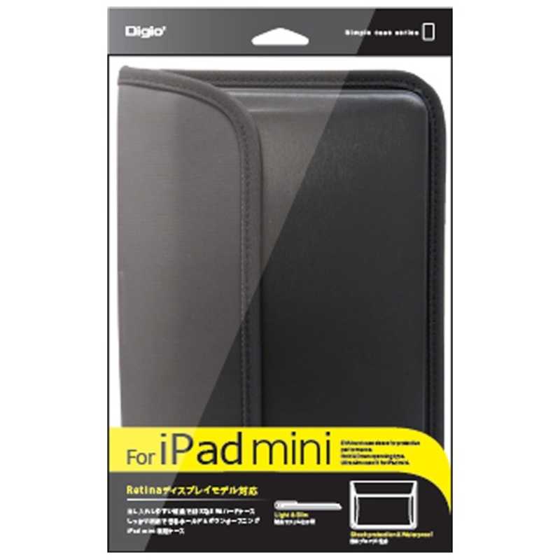 ナカバヤシ　iPad　mini　Retina／iPad　mini用　ハードケース（ブラック）　TBC‐IPM1204BK