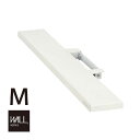 ナカムラ WALL テレビスタンドV2・V3・V5対応 サウンドバー棚板 Mサイズ 幅95cm サテンホワイト M05000179(2)