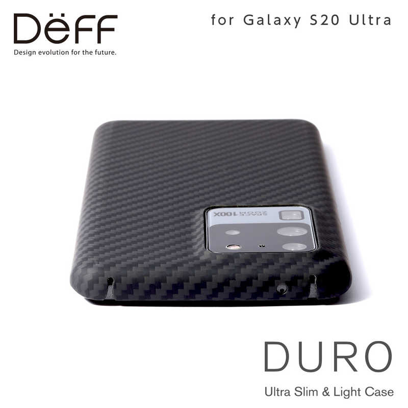 DEFF　Galaxy　S20　Ultra　用　アラミド繊維（Kevlar）製　超軽量ケース　DUR ...