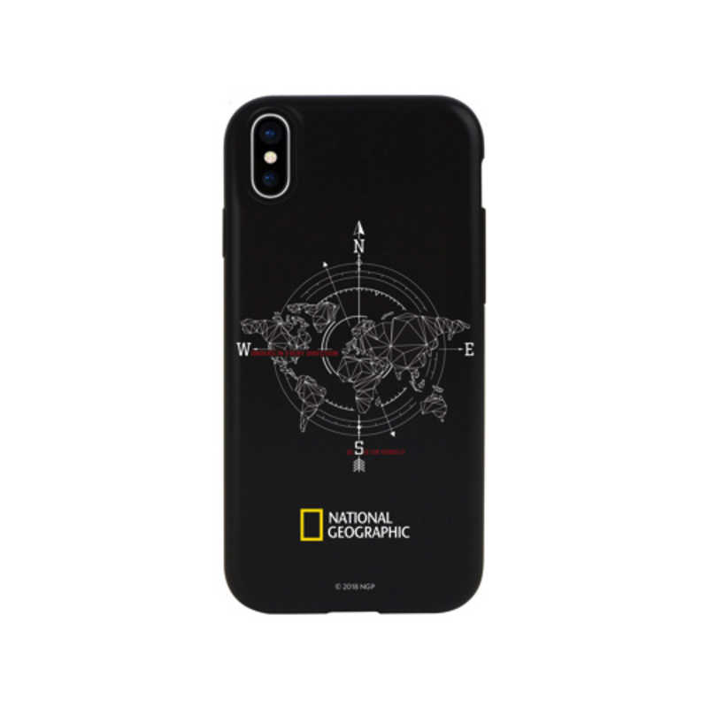 ROA　iPhone　XS　Max　6．5インチ用　Compass　Case　Double　NG14153I65(ブラ