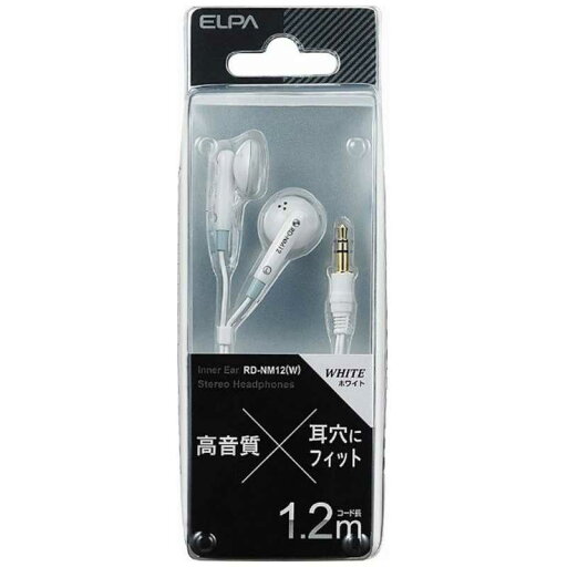 ELPA TV用イヤホン RDNM12W 1.2m RD-NM12 ELPA TV用イヤホン RDNM12W 1.2m RD-NM12