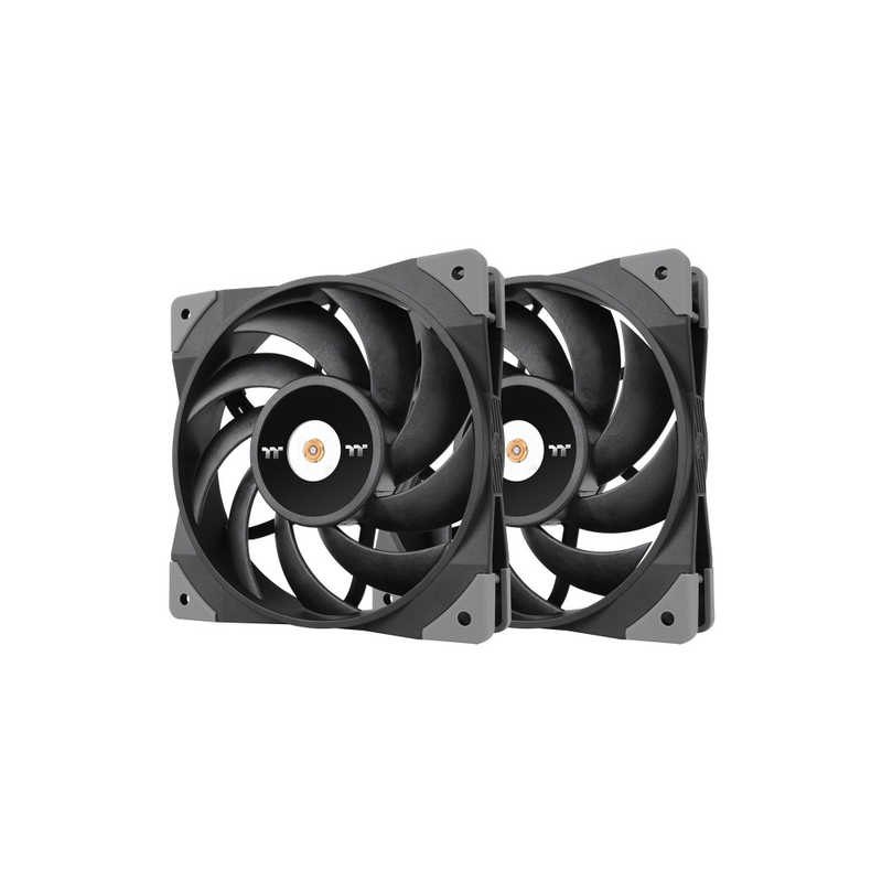 THERMALTAKE　ケースファンx2［120mm　／　2000RPM］　TOUGHFAN　12　2Pack　CLF082PL12BLA