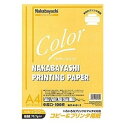 ナカバヤシ コピー&プリンタ用紙(A4サイズ・100枚) HCP‐4101‐Y (イエロー)