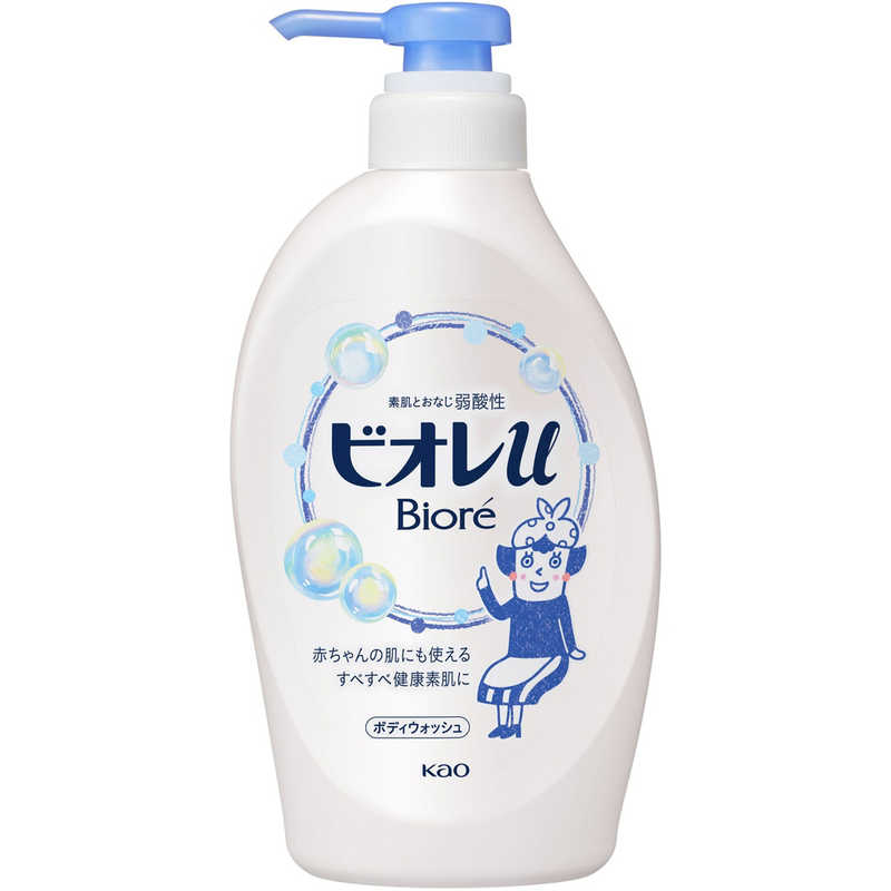 花王 Biore ビオレu レギュラー ポンプ 480mL フレッシュフローラルの香り(微香性)