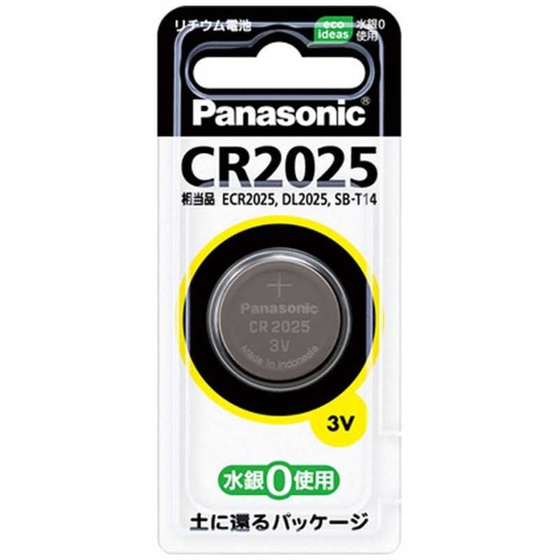 パナソニック Panasonic コイン形リチウム電池 CR2025P