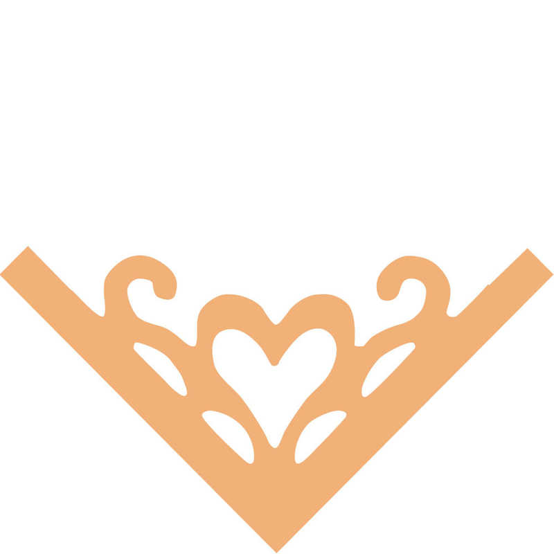 ݡKurePunchCornerDECORATIONHEARTSBKPC110-7