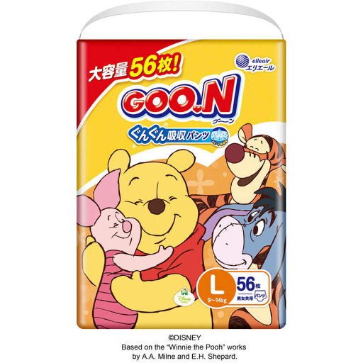 大王製紙 GOON(グーン)パンツ まっさらさら通気 Lサイズ 56枚 男女共用 大王製紙 GOON(グーン)パンツ まっさらさら通気 Lサイズ 56枚 男女共用