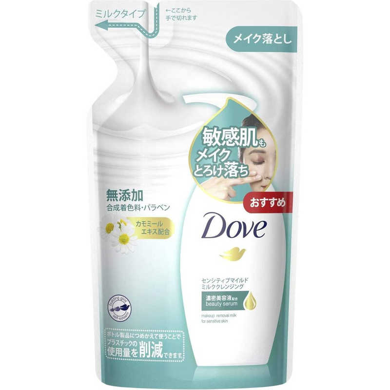 ユニリーバJCM　Dove(ダヴ)センシティブマイルド ミルククレンジング つめかえ用 180mL